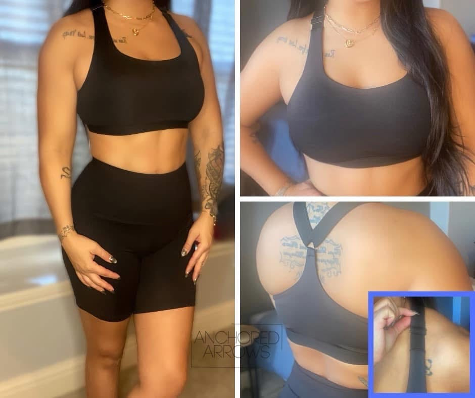 Anchored Arrows All Day Motion Adjustable Sports Bra
