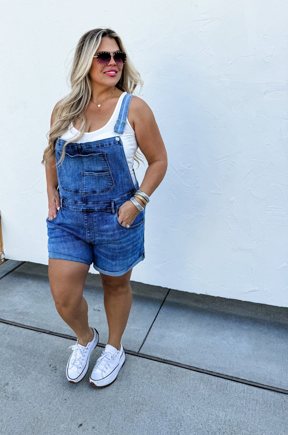 XS & S/M ONLY Kaci Short Blakeley Overalls