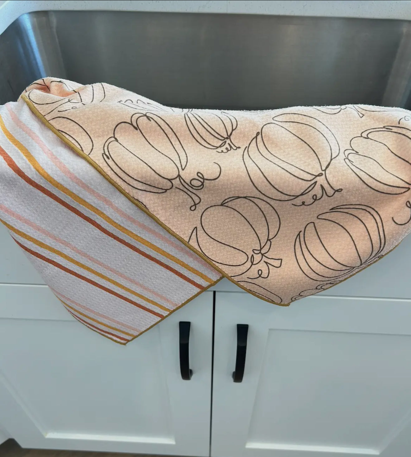Fall Harvest Bloom Kitchen Towel