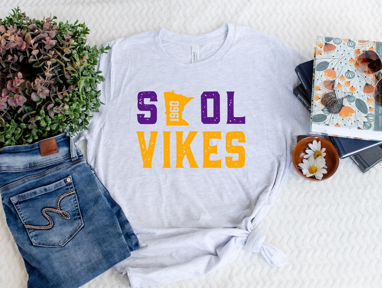 Skol Vikes Graphic Tee & Sweatshirt