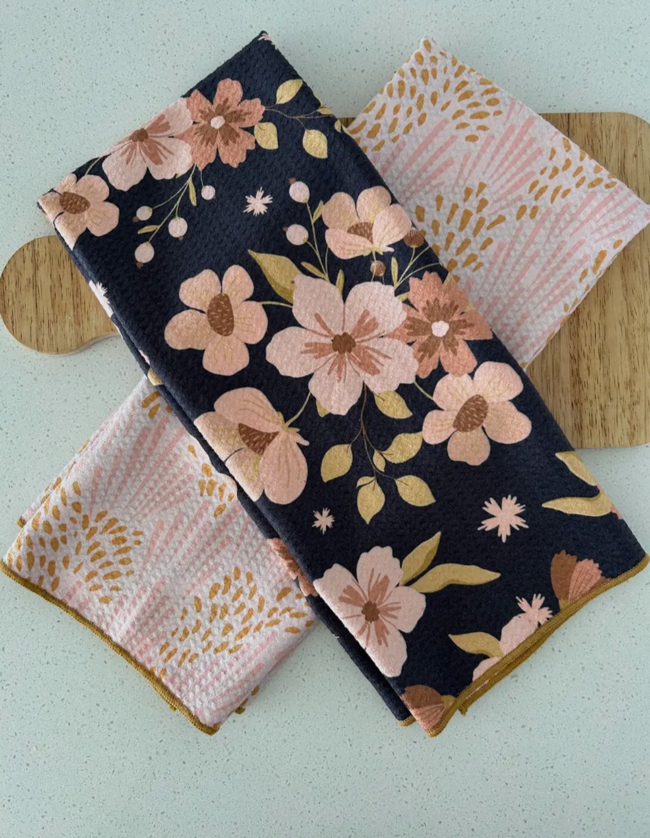 Chrysanthemum Bloom Kitchen Towel