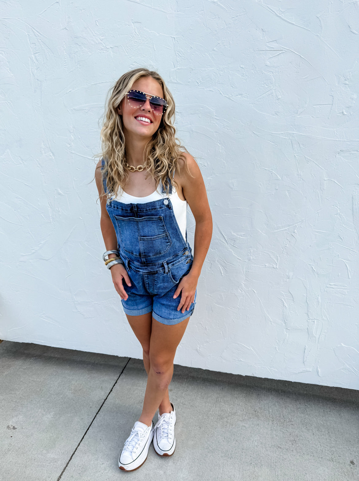 XS & S/M ONLY Kaci Short Blakeley Overalls