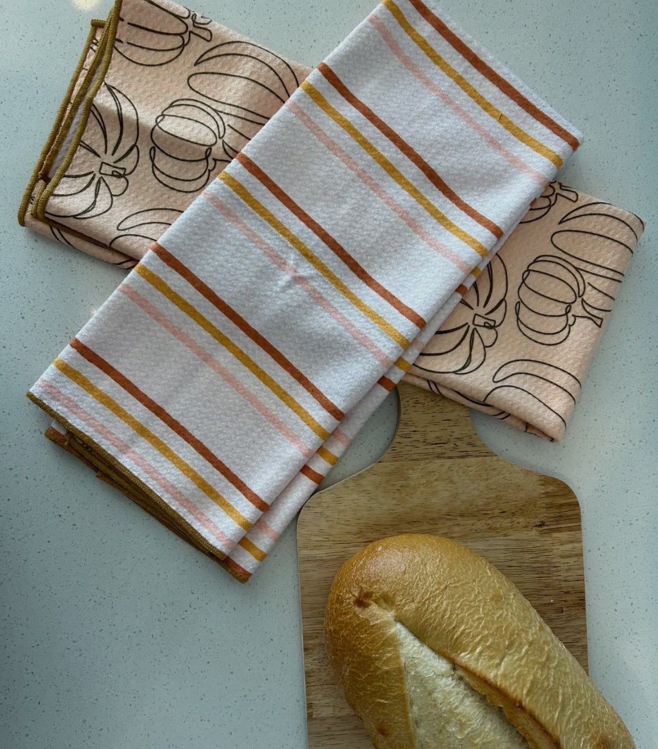 Fall Harvest Bloom Kitchen Towel