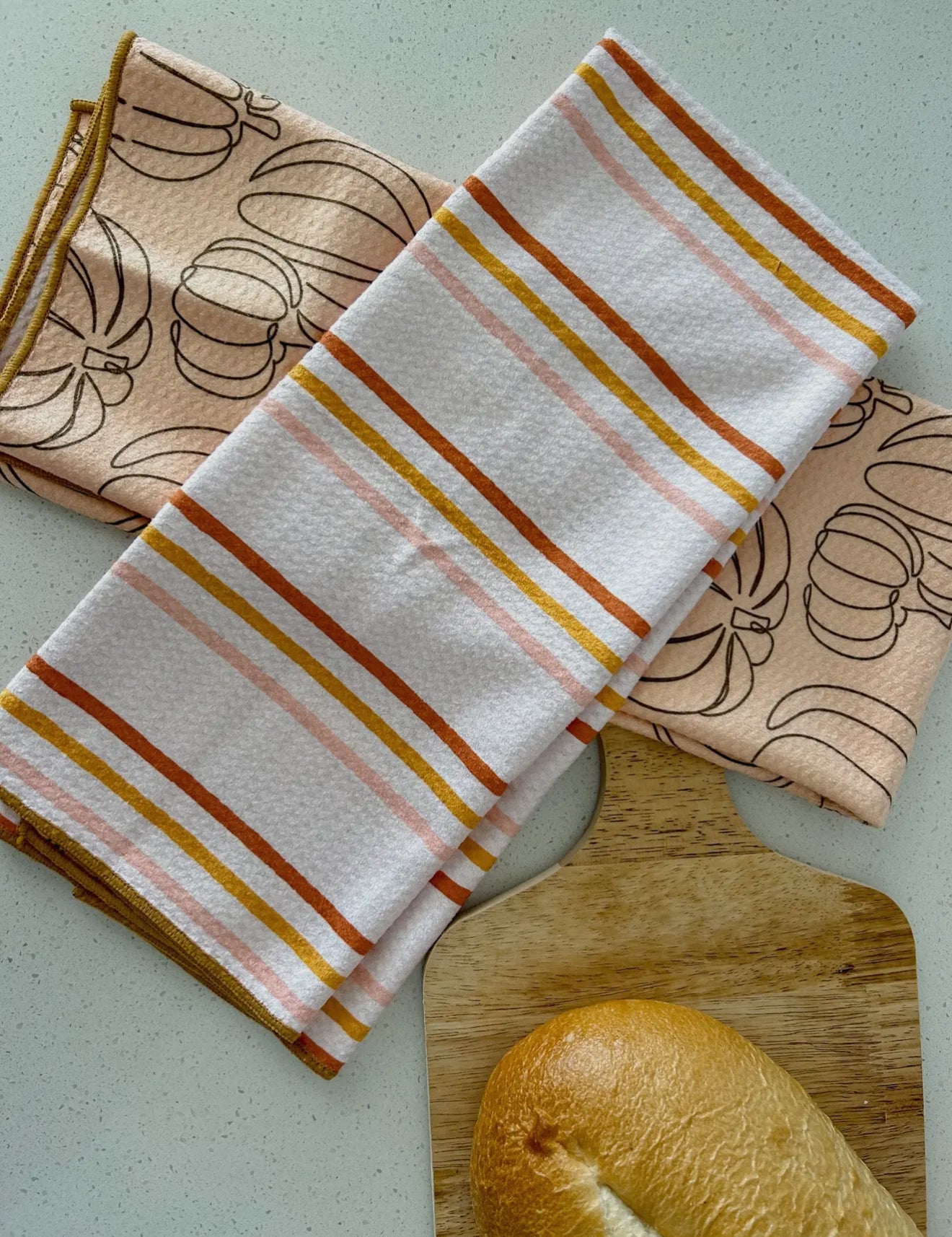Fall Harvest Bloom Kitchen Towel