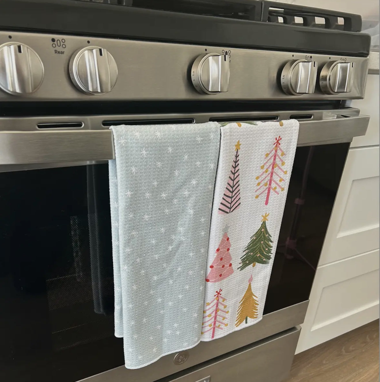 Christmas Trees Bloom Kitchen Towel