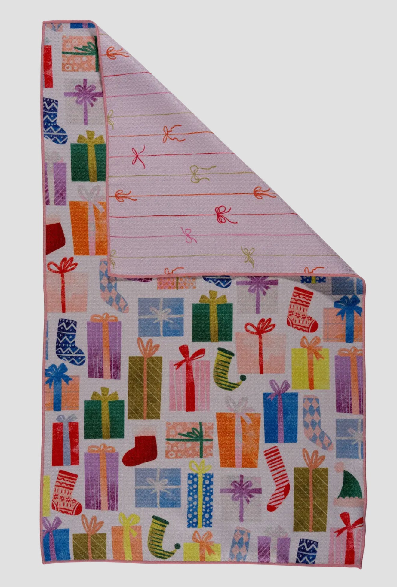 Brightly Wrapped Bloom Kitchen Towel