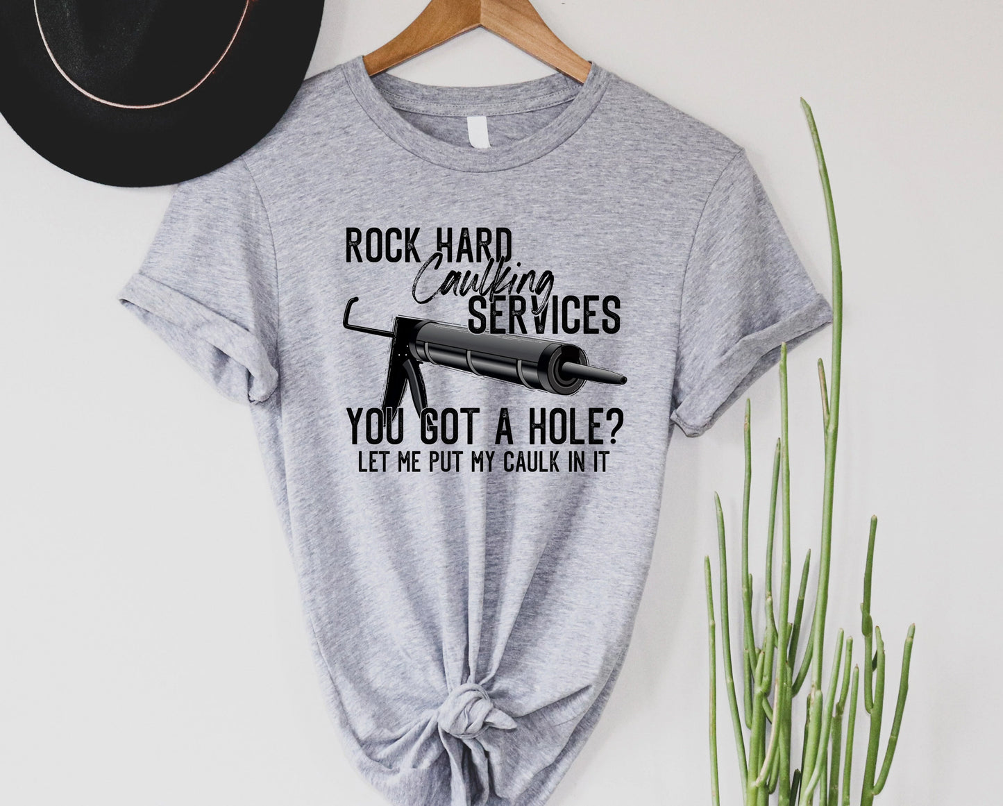 MADE TO ORDER Rock Hard Caulking Graphic Tee