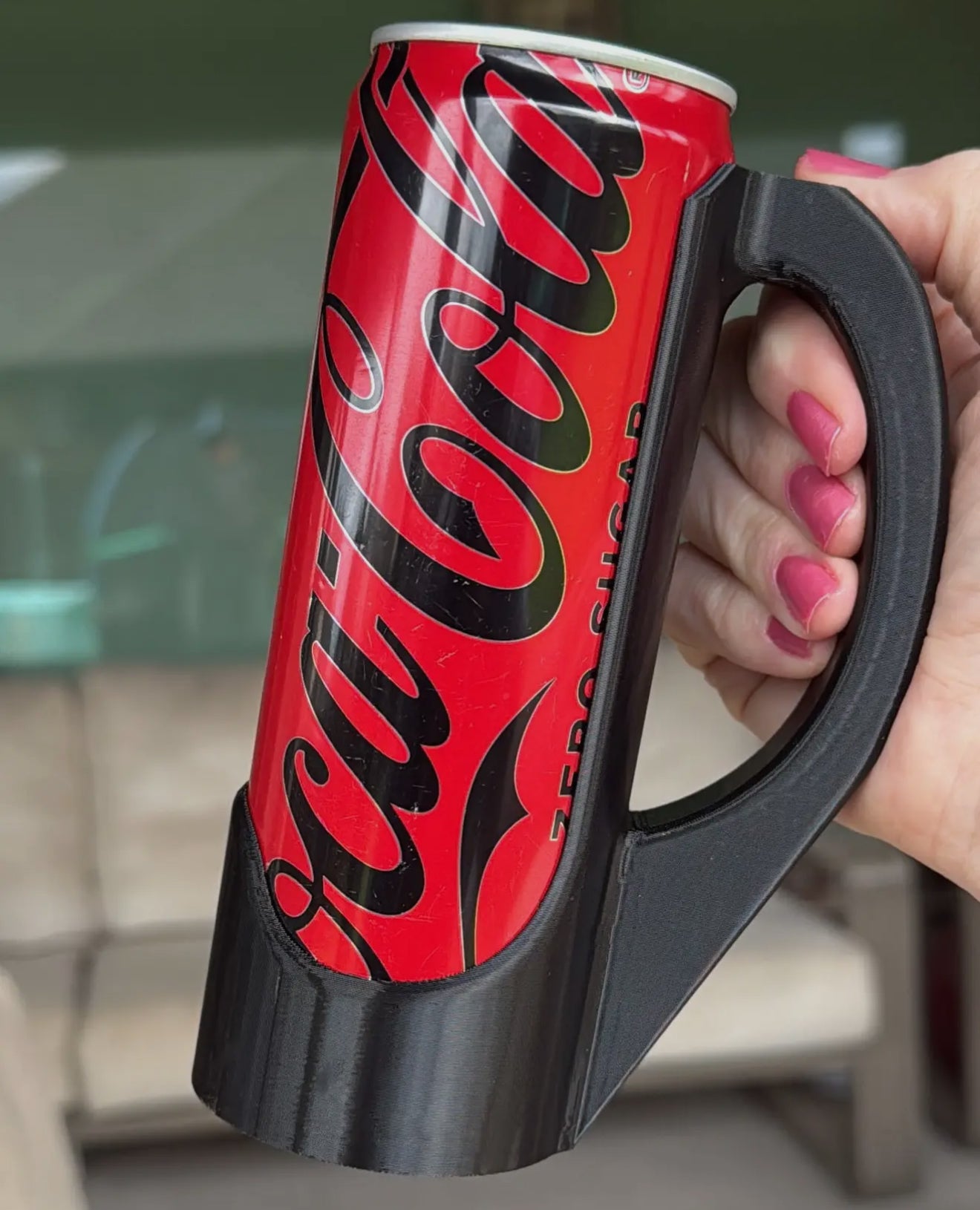 Skinny Can Holder w/Lid