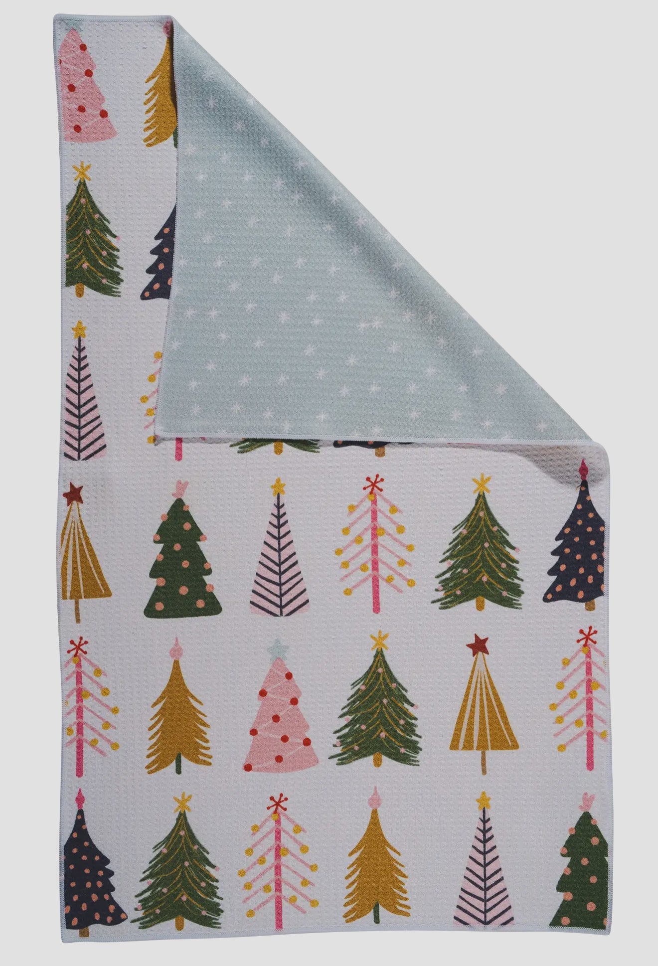 Christmas Trees Bloom Kitchen Towel