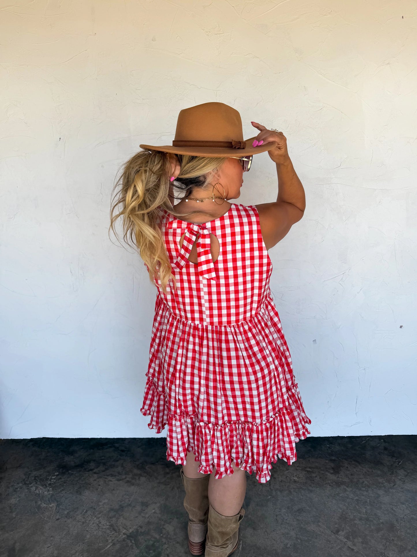 PREORDER - HARVEST & GINGHAM DRESS