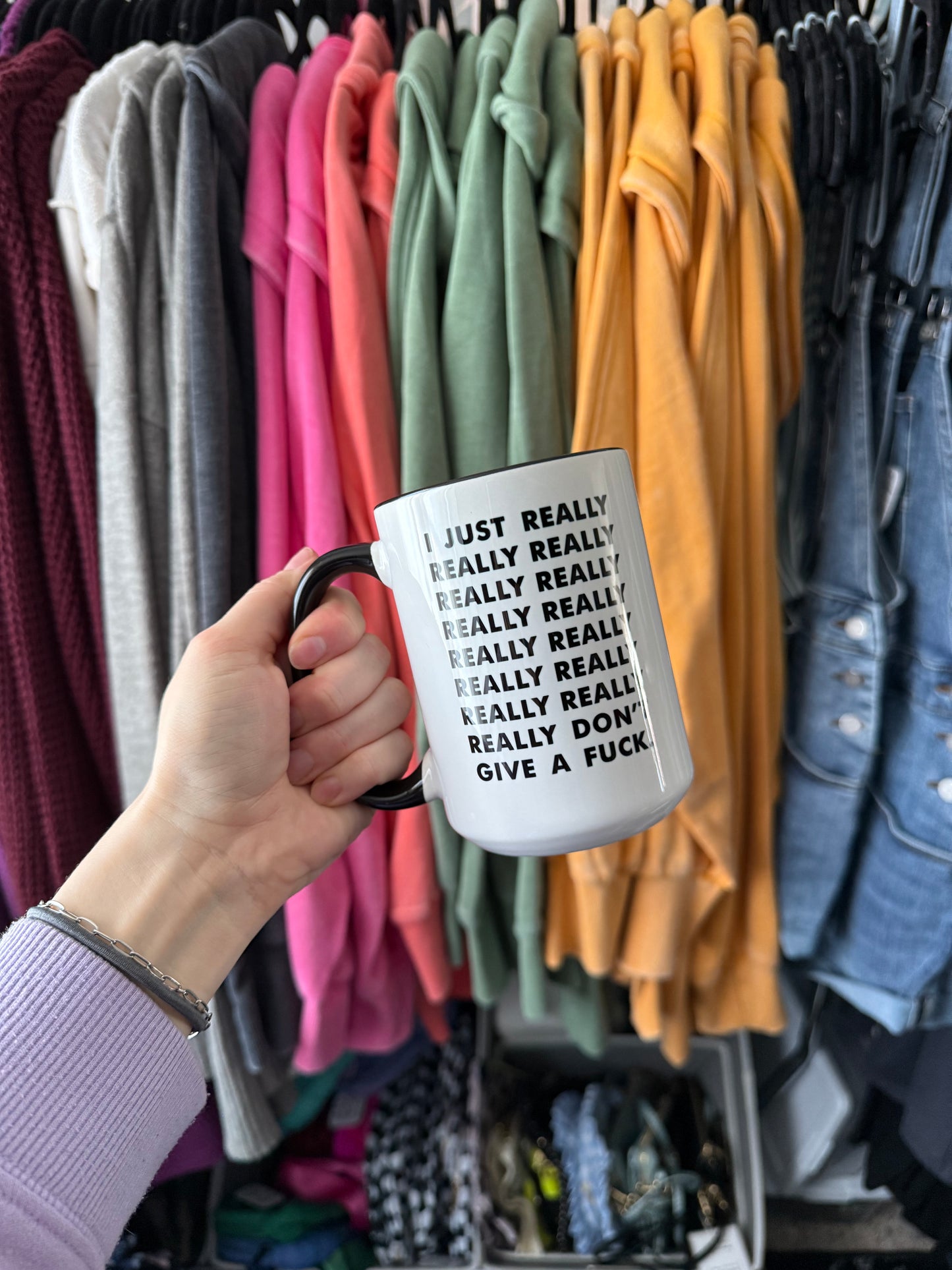 I Just Really Really Don't Give A Coffee Mug