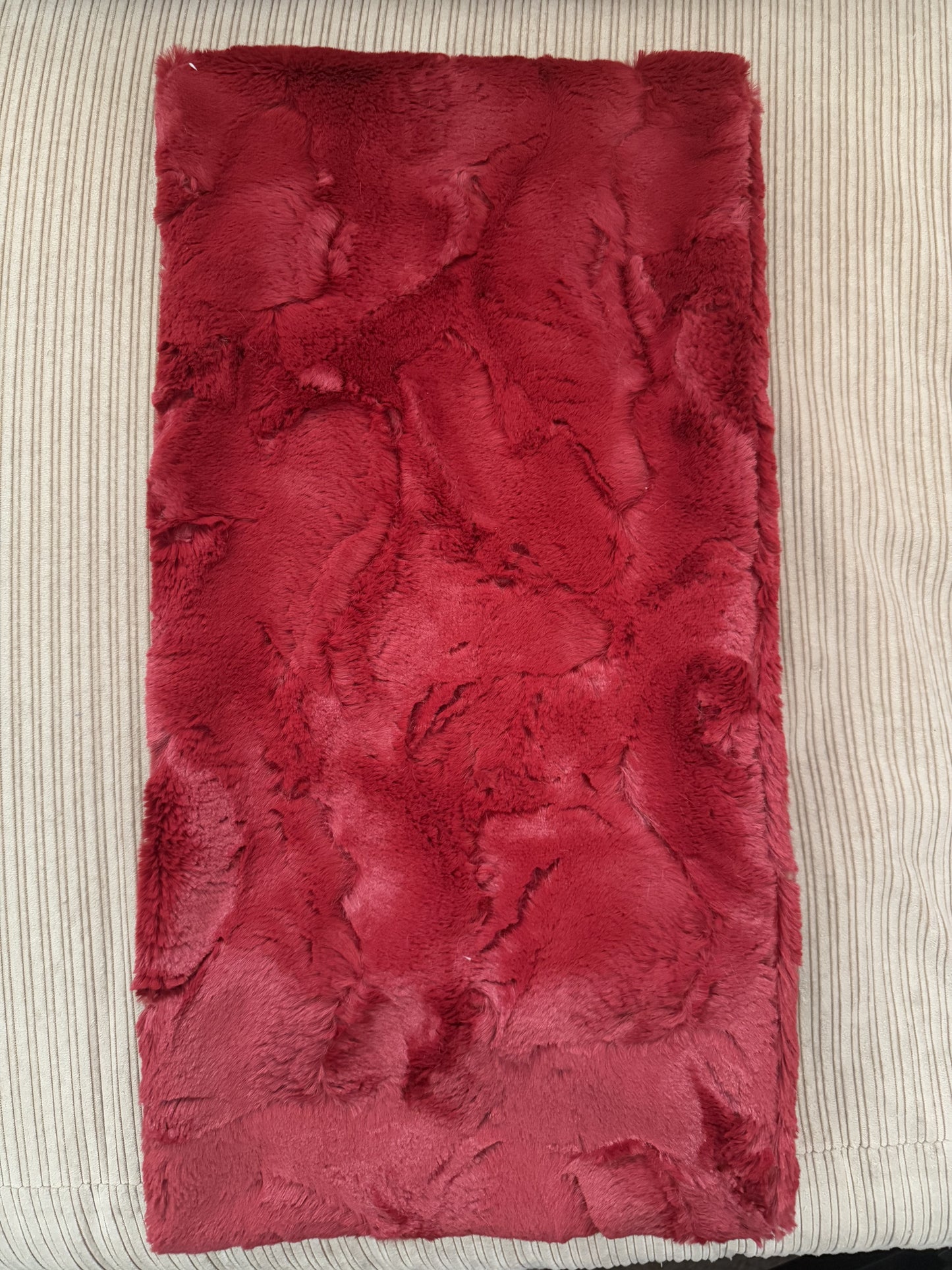 Cardinal Hide Minky Infinity Scarf
