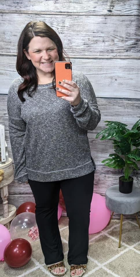 L ONLY Anchored Arrows Relaxed Yoga Pants in Black w/pockets