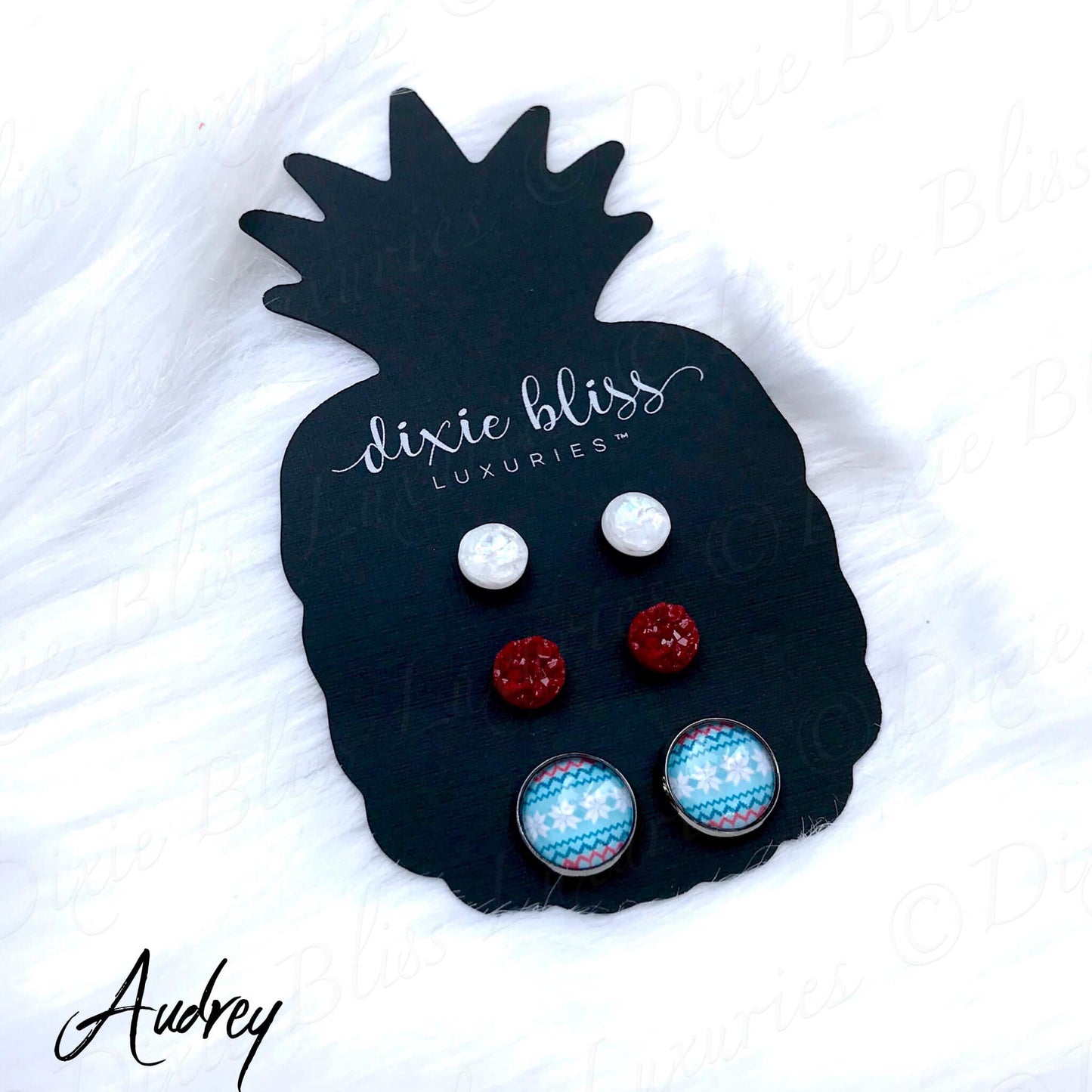 Audrey - Dixie Bliss - Trio Stud Earring Set