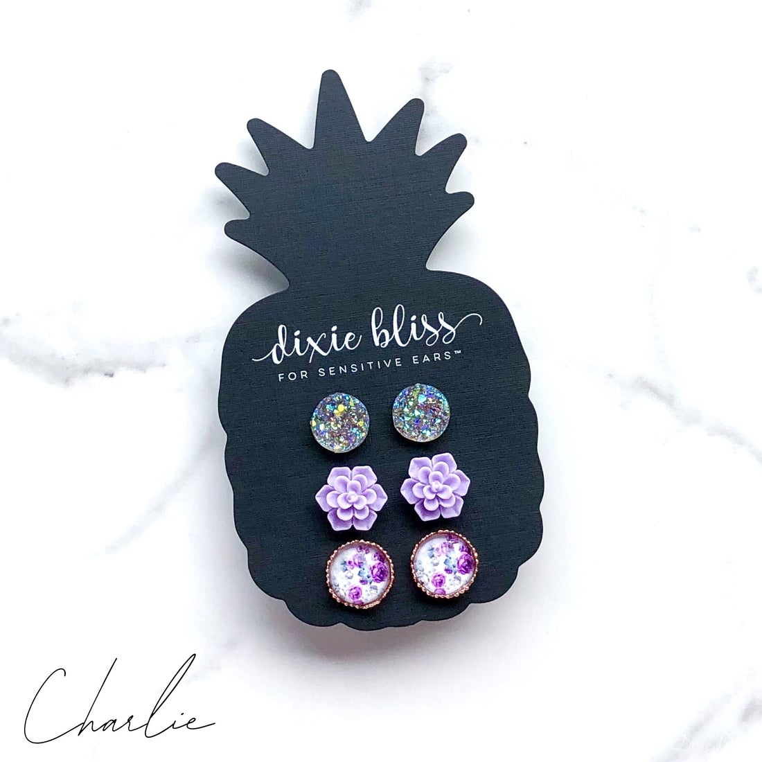 Charlie - Dixie Bliss - Trio Stud Earring Set