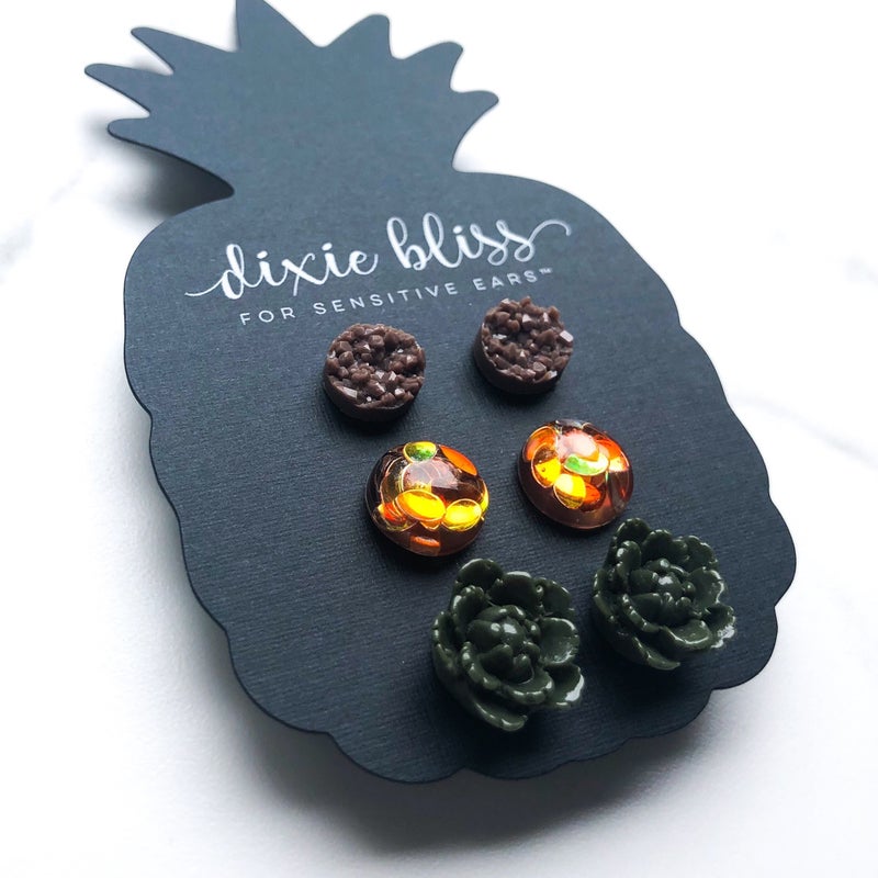 Sylvia - Dixie Bliss - Trio Stud Earring Set