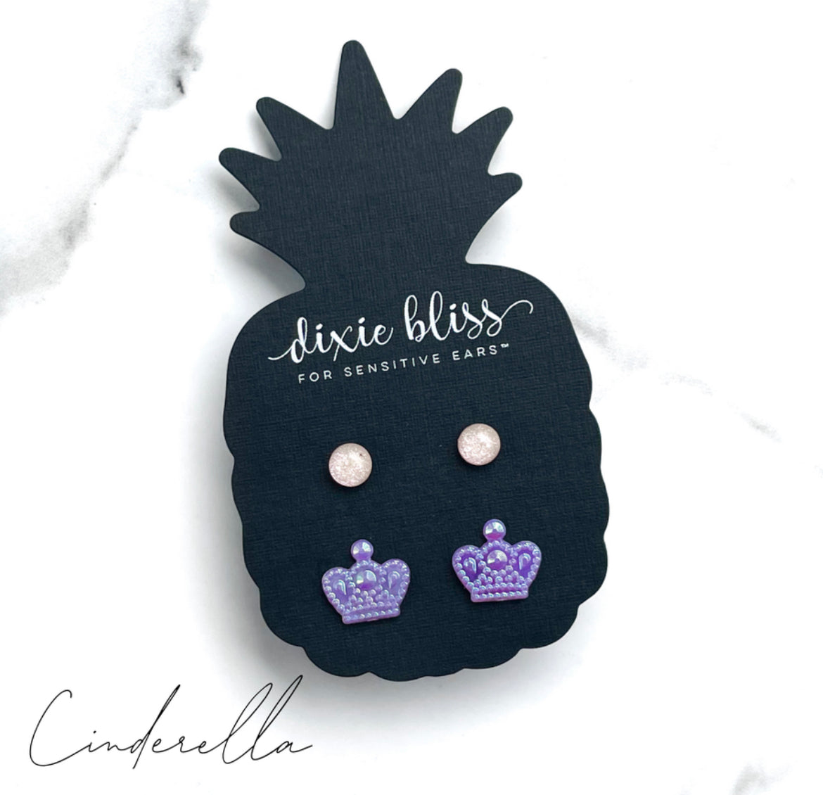 Cinderella - Dixie Bliss - Duo Stud Earring Set