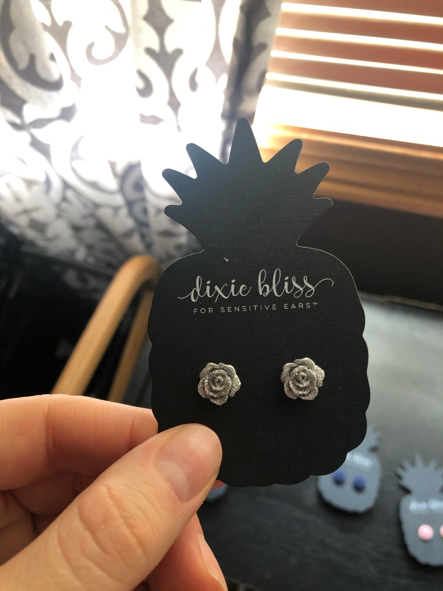 Mixed Flowers - Dixie Bliss - Single Stud Earrings