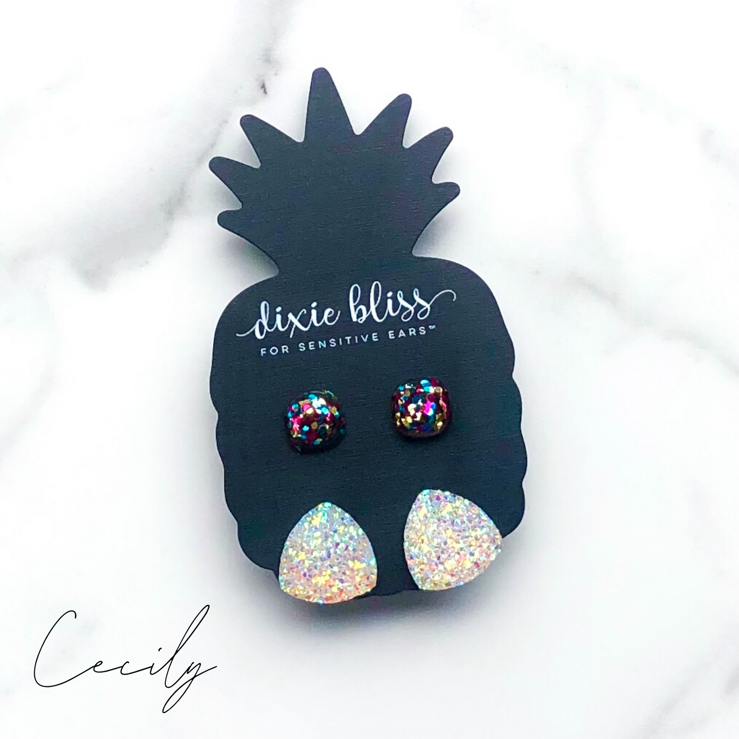 Cecily - Dixie Bliss - Duo Stud Earring Set