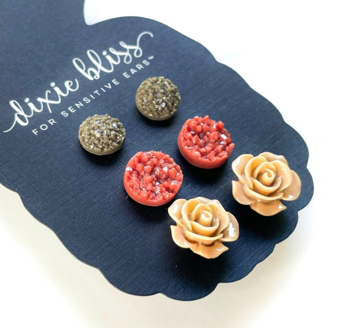 Lilith - Dixie Bliss - Trio Stud Earring Set