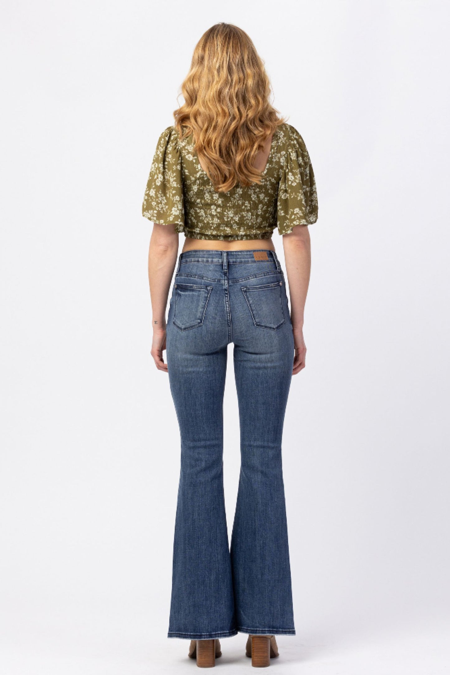 1 ONLY Let's Kick It Trouser Flare Judy Blue Jeans