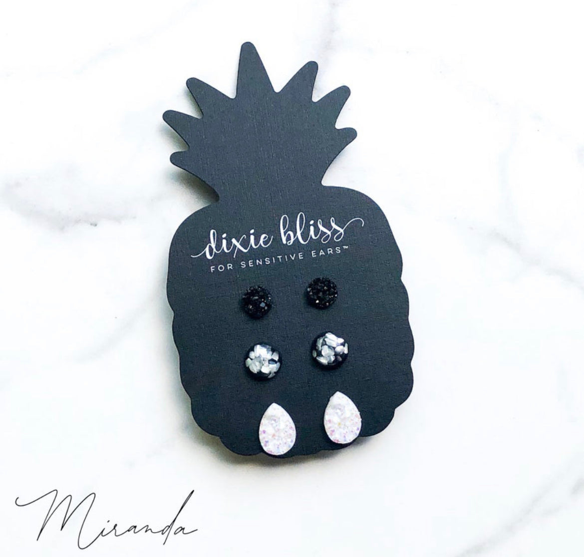 Miranda - Dixie Bliss - Trio Stud Earring Set