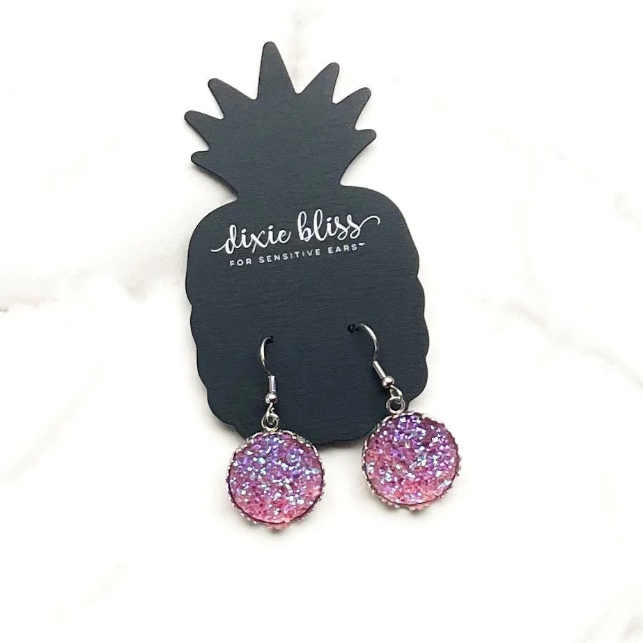 Druzy Dreams in Blush - Dixie Bliss - Dangle Earring