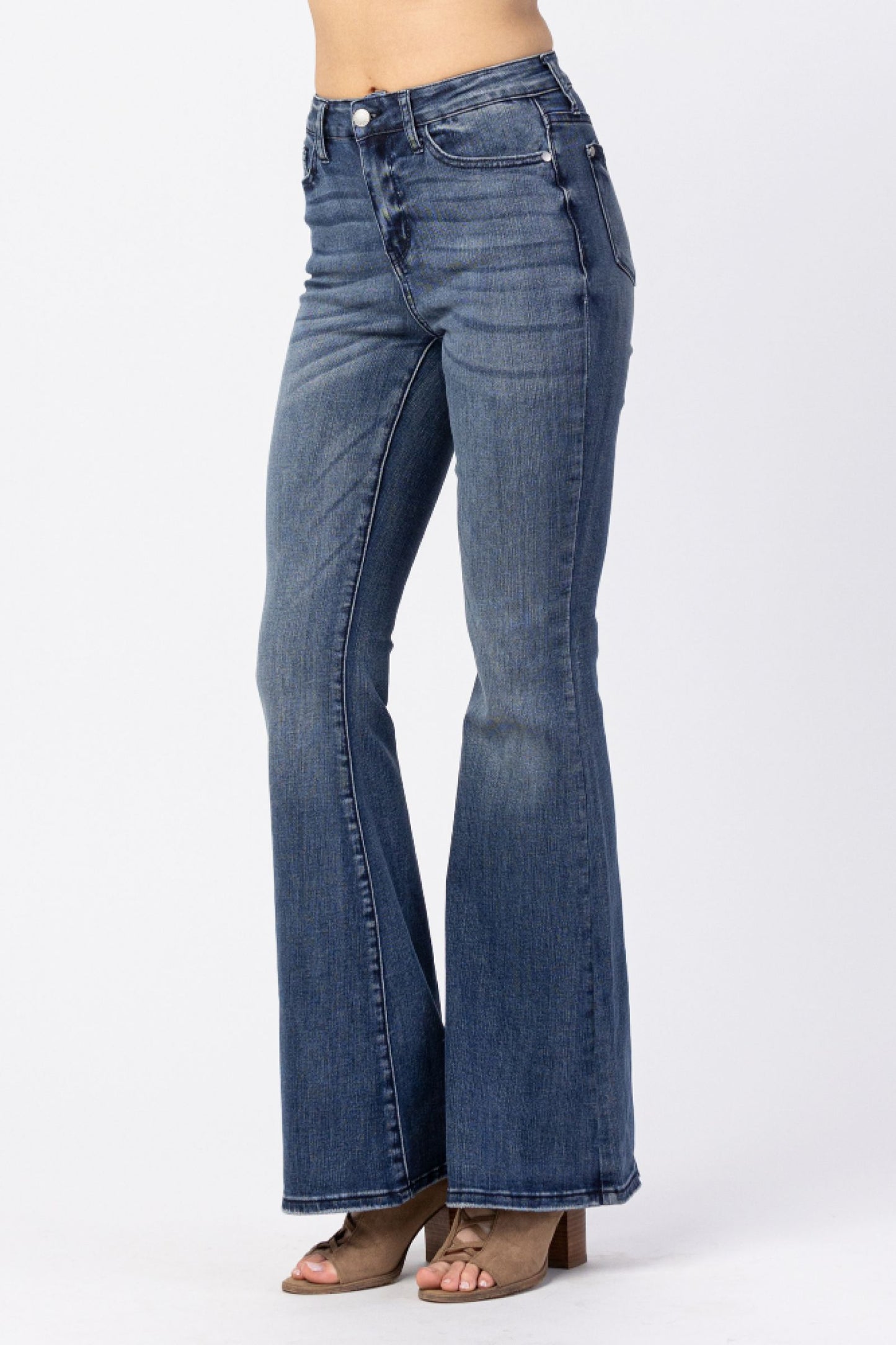 1 ONLY Let's Kick It Trouser Flare Judy Blue Jeans