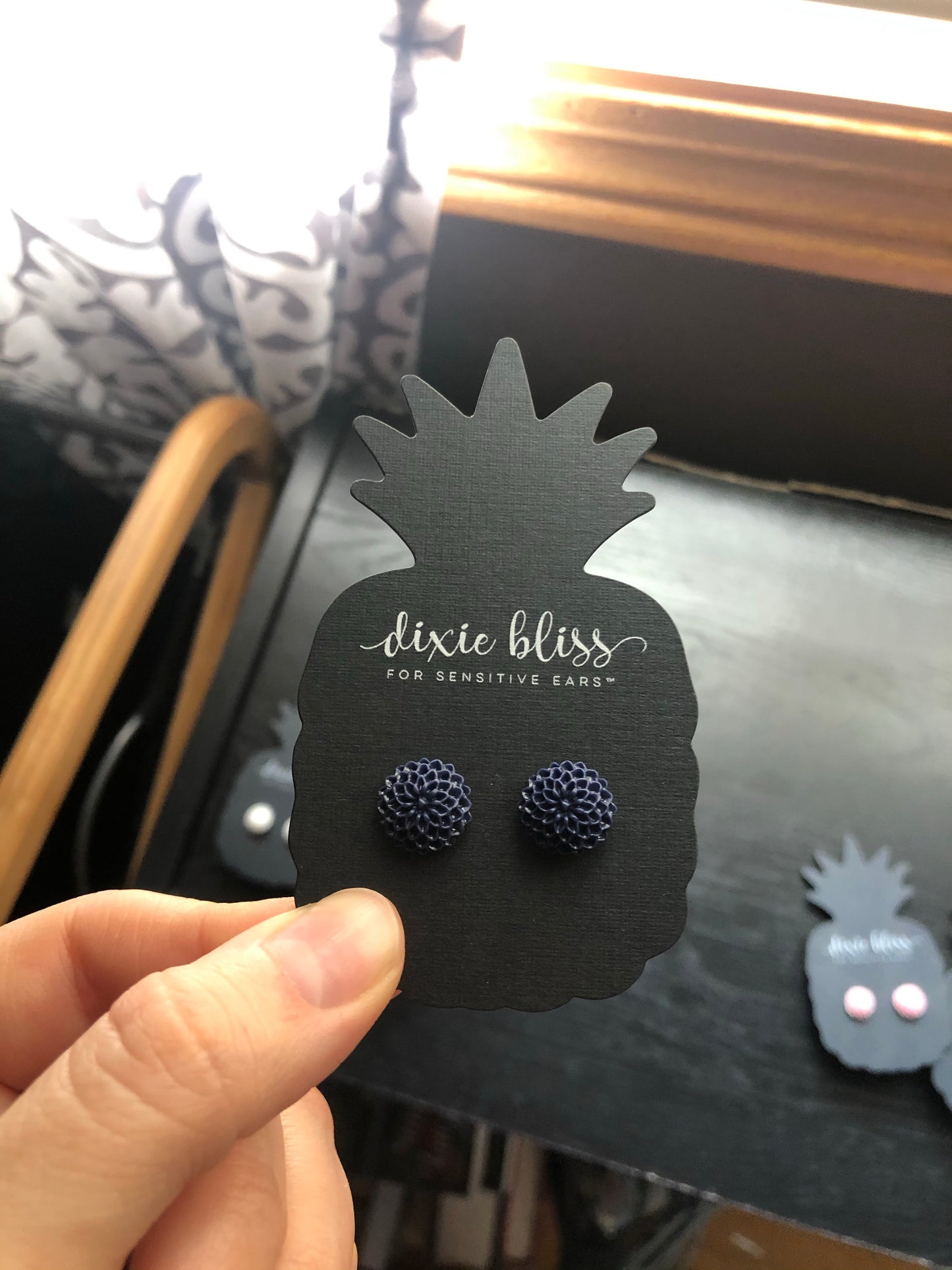 Mixed Flowers - Dixie Bliss - Single Stud Earrings
