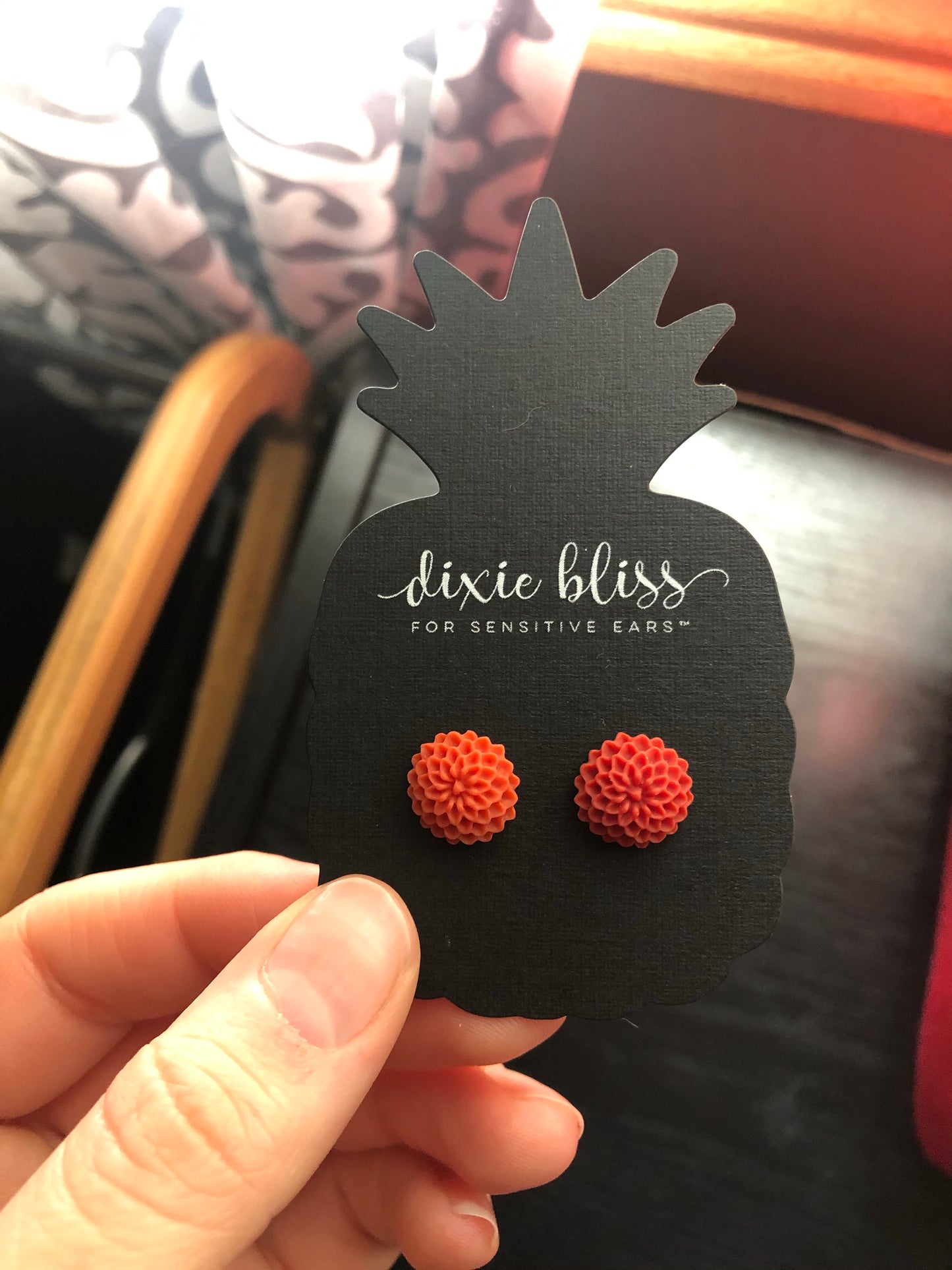 Mixed Flowers - Dixie Bliss - Single Stud Earrings