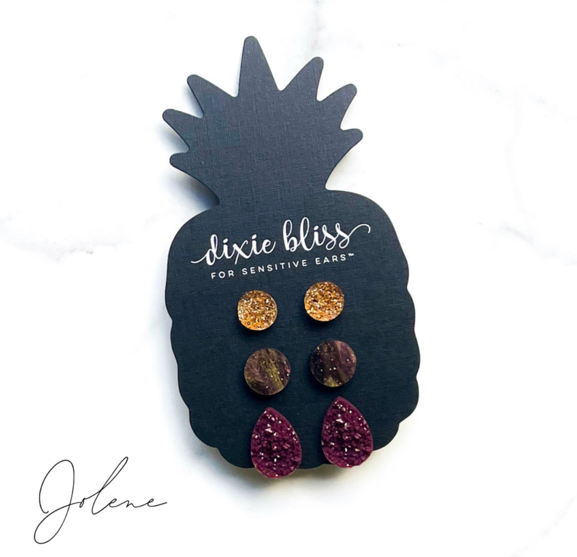 Jolene - Dixie Bliss - Trio Stud Earring Set