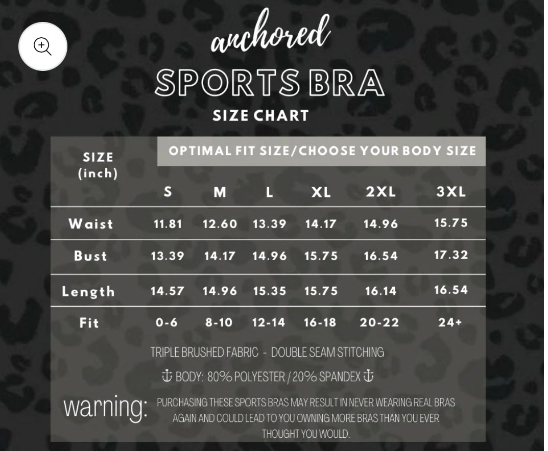 S ONLY Anchored Arrows Sports Bra in Black