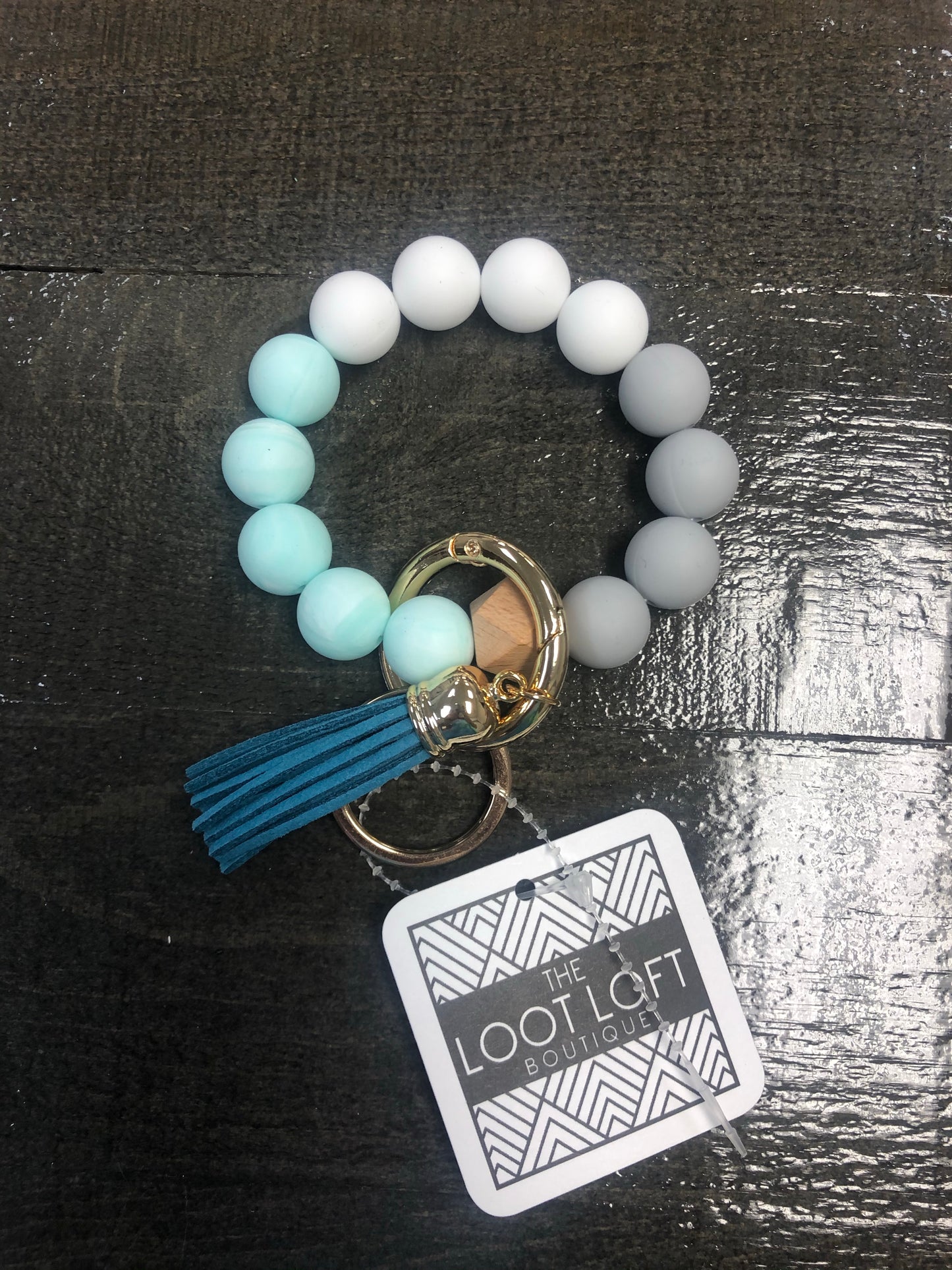 Bangle Silicone Wristlet Key Ring