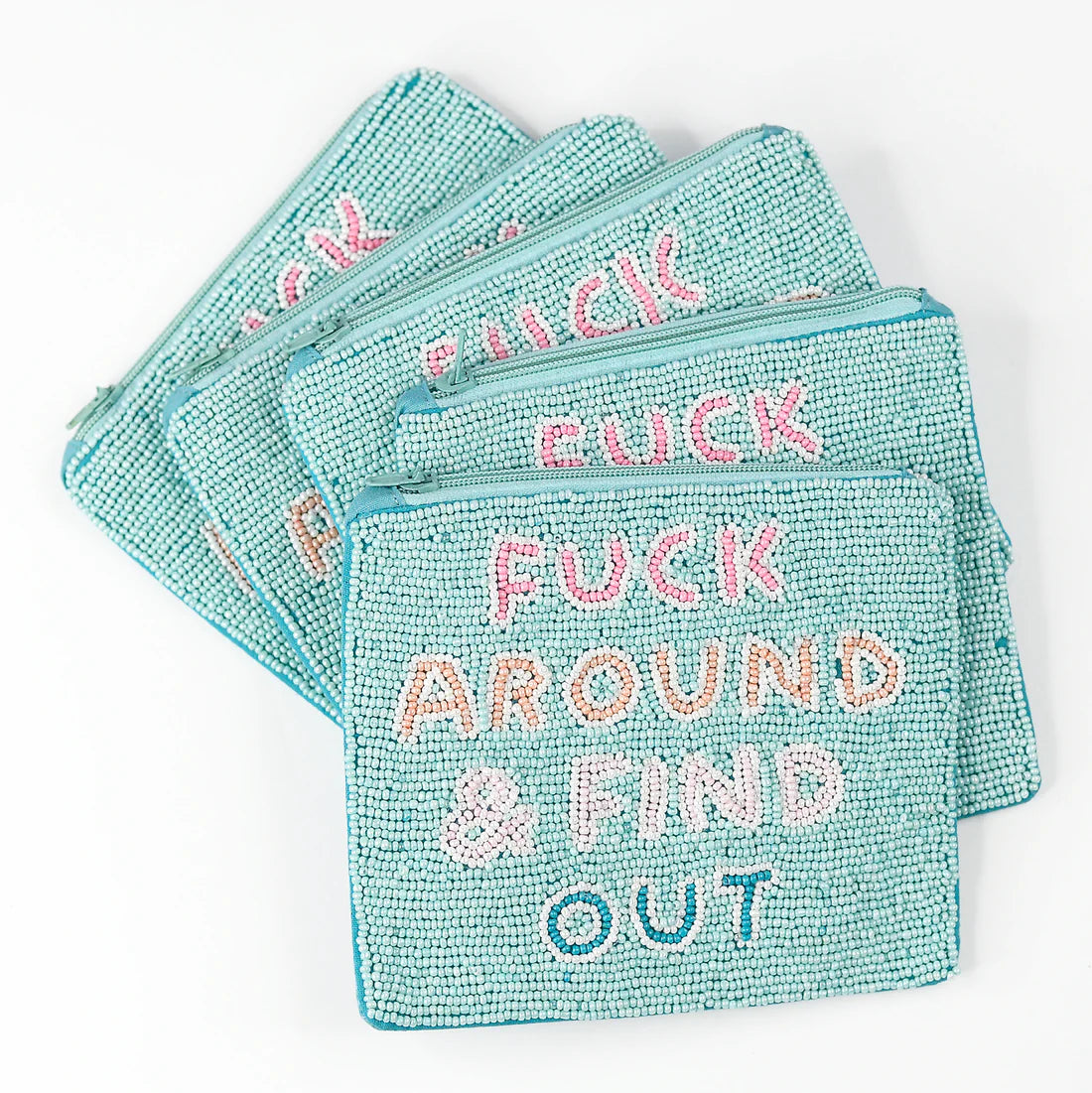 Fuck Around Find Out Seed Bead Bag