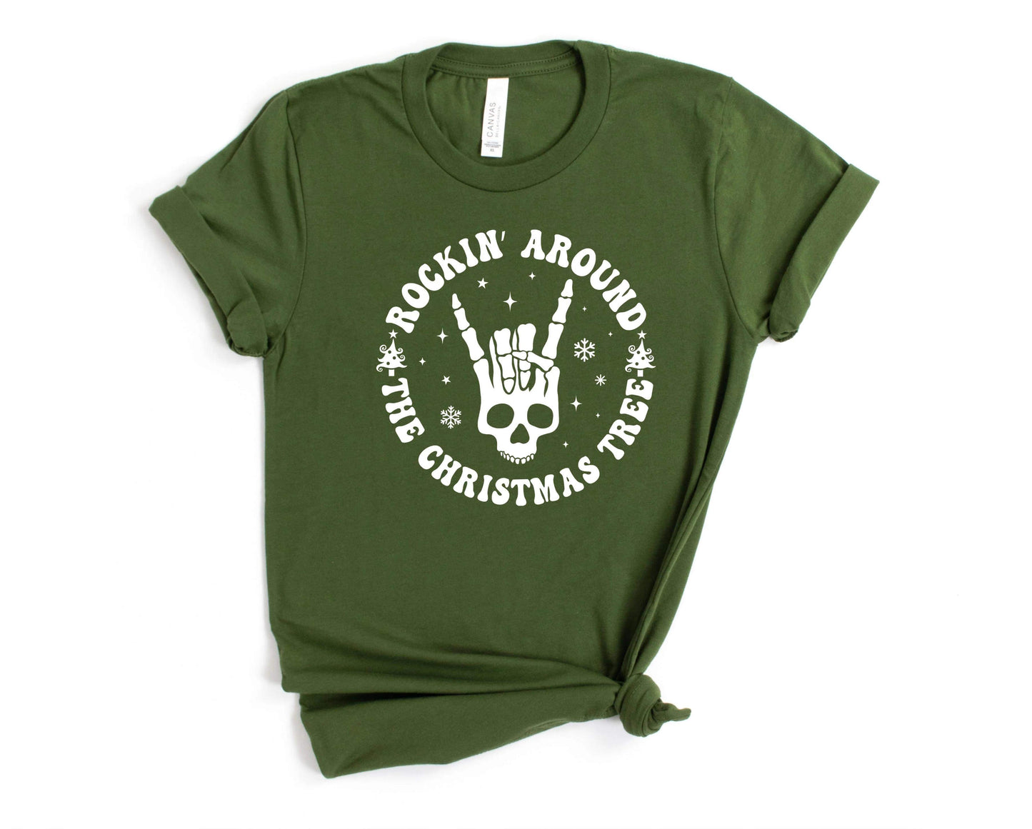 Rockin Around The Christmas Tree Graphic Tee