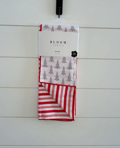 Candy Cane Lane Bloom Kitchen Towel