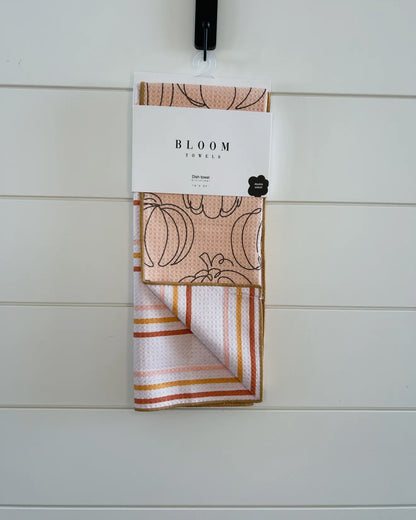 Fall Harvest Bloom Kitchen Towel