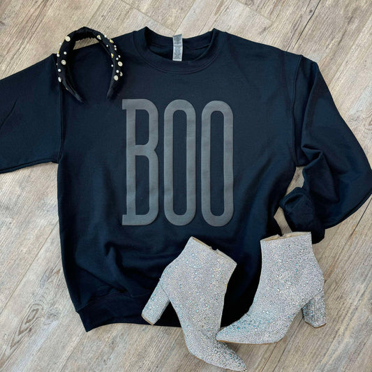 MADE TO ORDER: Boo puff Graphic Sweatshirt
