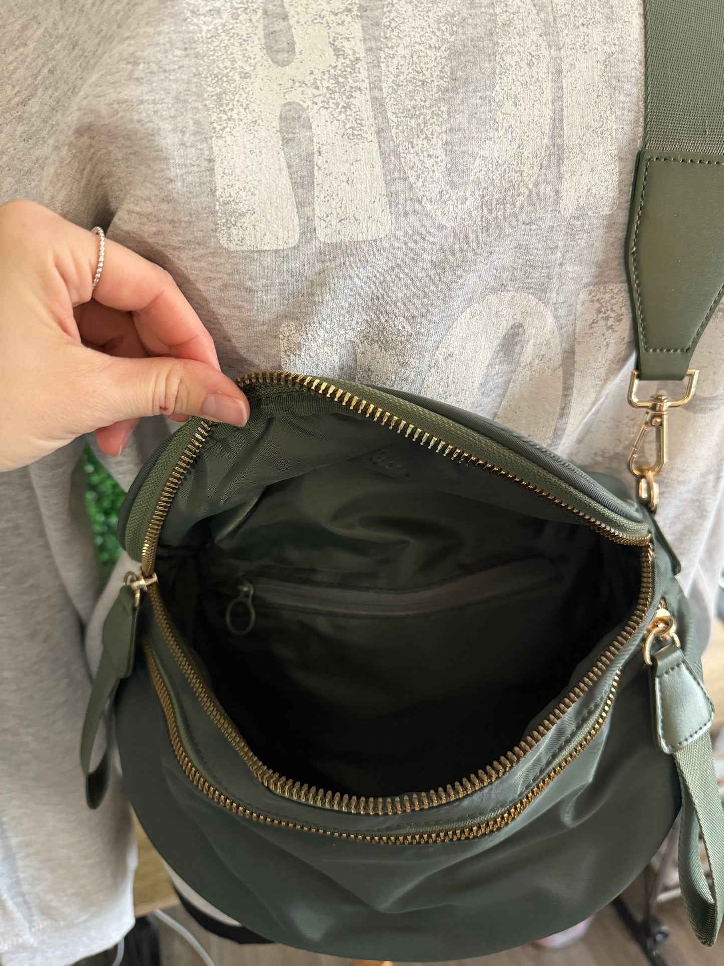 Fanny Bum Bag in Green