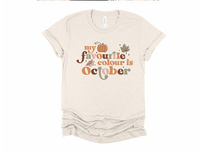 My Favorite Season is October Graphic Tee & Sweatshirt