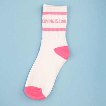 Crying Is Cool Crew Socks