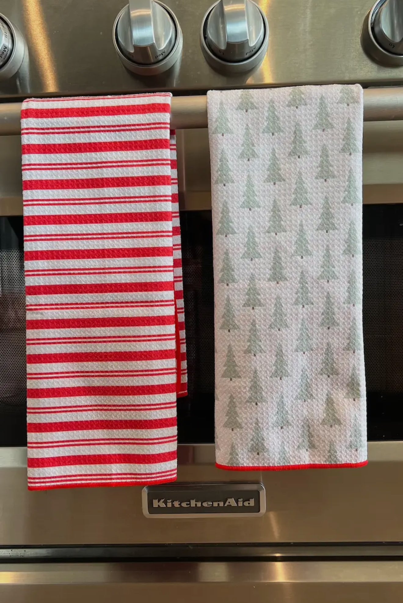 Candy Cane Lane Bloom Kitchen Towel