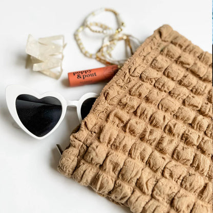 Bubble Cosmetic Bag - multiple colors