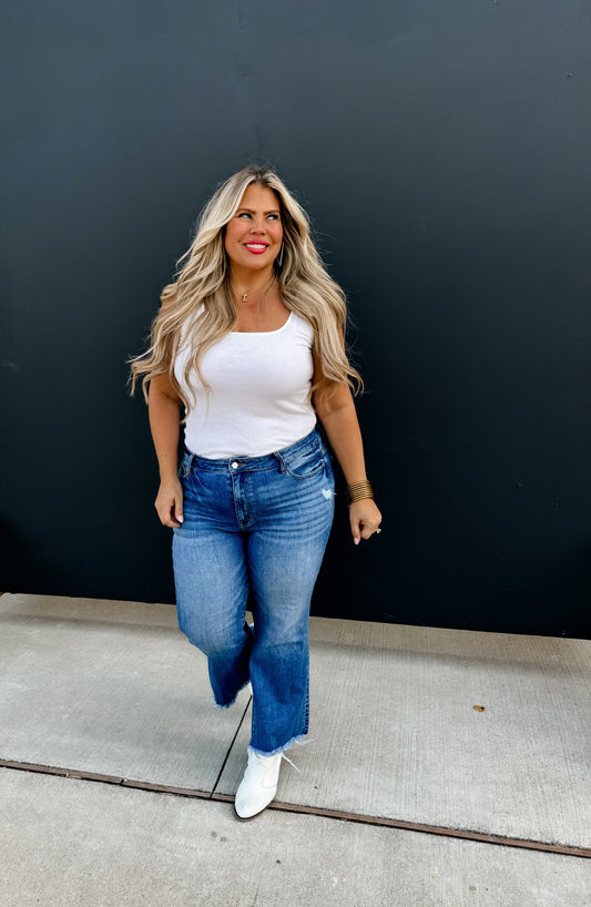 PRE-ORDER Logan Crop Flare Blakeley Jeans
