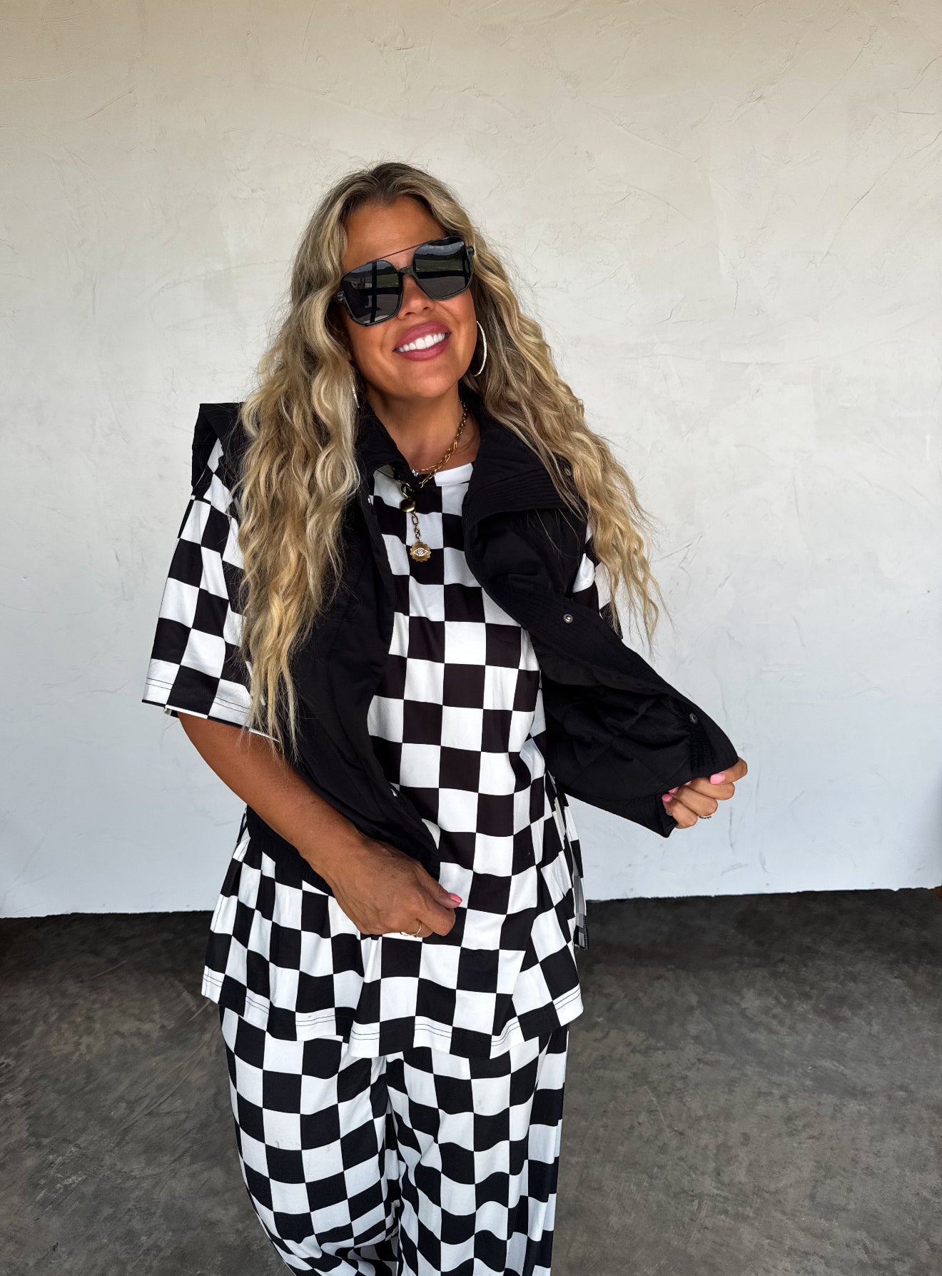 S/M ONLY Harlow Puffer Vest in black