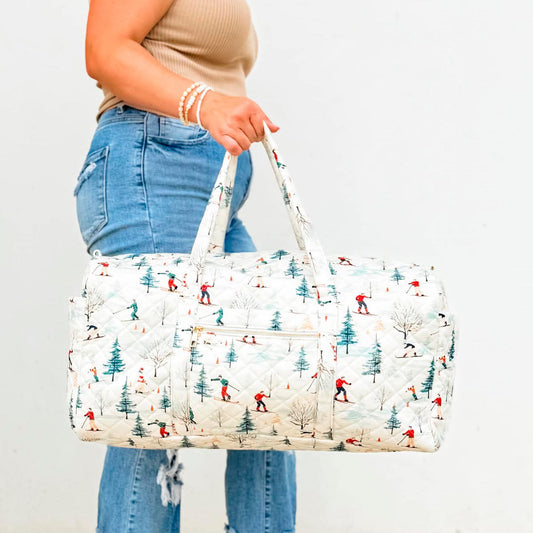 Weekend In Aspen Patterned Duffle Bag