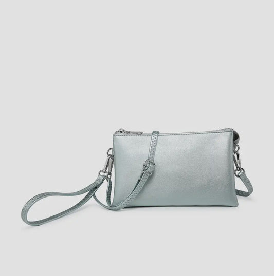 Riley Crossbody/Wristlet in Winter Mint