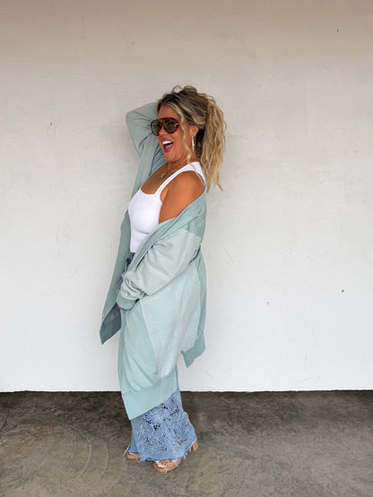 PRE-ORDER Spring Desi Sweatshirt Cardigan