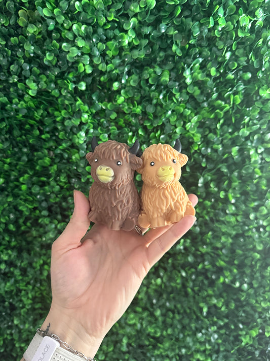 Highland Cows Squish Toy (set of 2)
