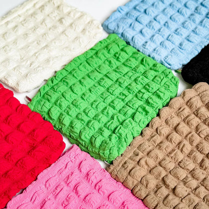 Bubble Cosmetic Bag - multiple colors